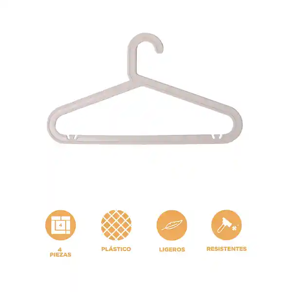 Gancho Para Ropa Beige Miniso