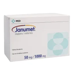 Janumet 50 Mg/1000 Mg Tableta Recubierta