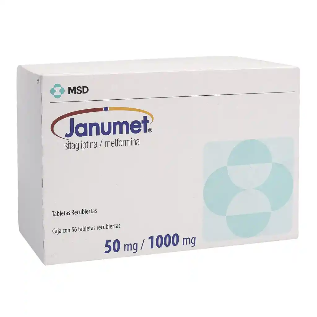 Janumet 50 Mg/1000 Mg Tableta Recubierta