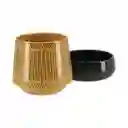 Maceta Con Base Terracota