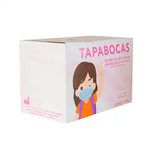 Nesd Tapabocas Protección Facial con Estampado de Niña