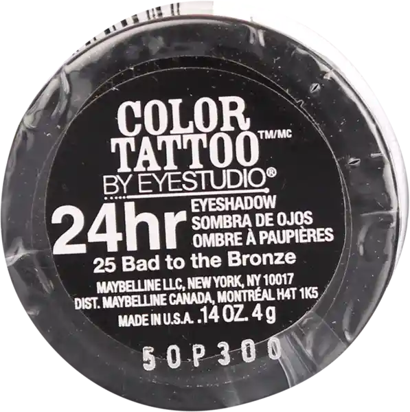 Maybelline Sombra de Ojos Eye Studio Color Tattoo Bad To The Bron