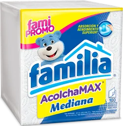 Familia Servilletas Acolchamax Mediana X100 Und Precio Espec