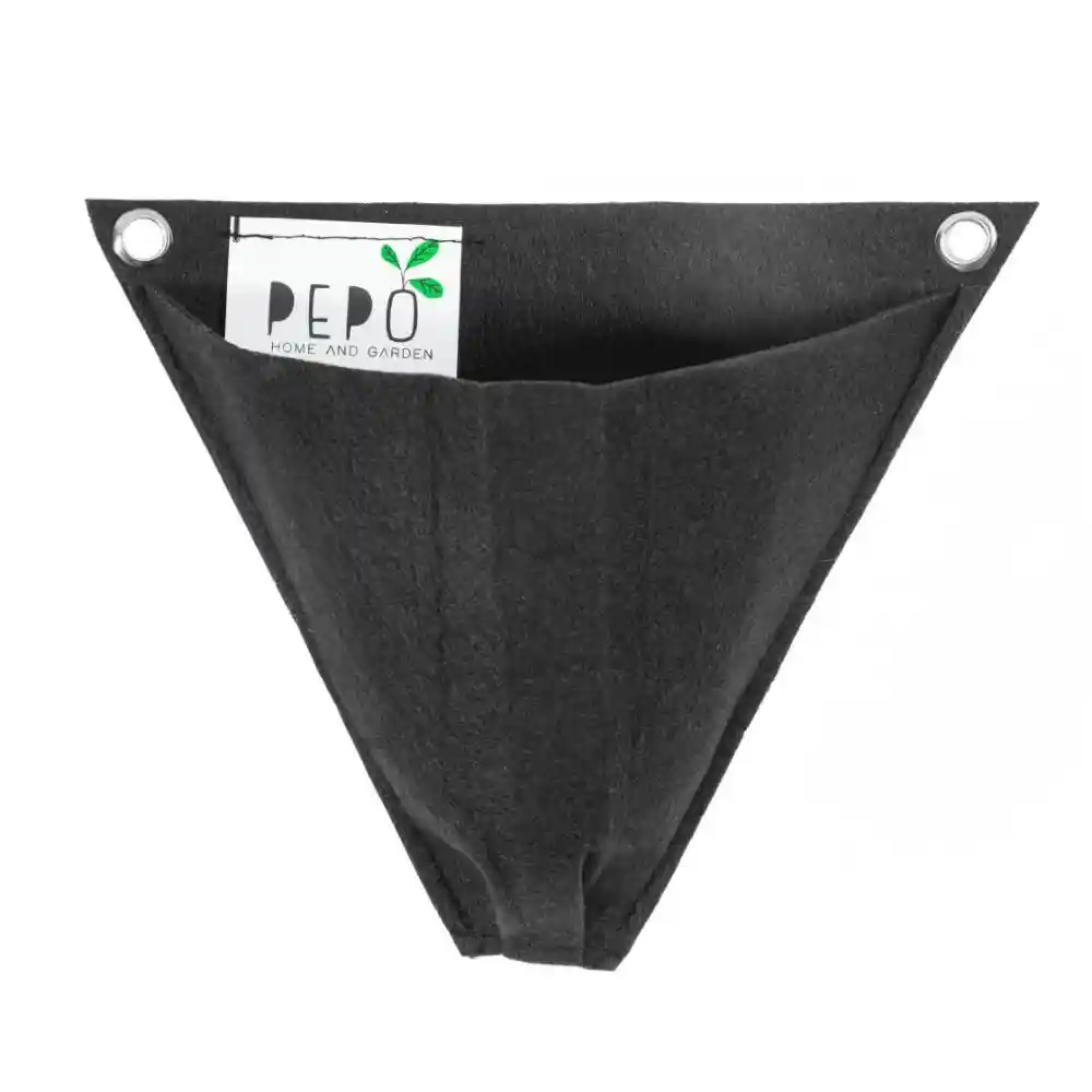 Jardin de Pared Triangular X 3 Negro Pepo Home And Garden Jt-0003