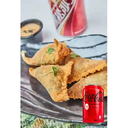 Combo Wonton + Coca Cola Sin Azúcar 330ML