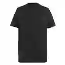 Adidas Camiseta Sm All Logo T Mujer Negro L