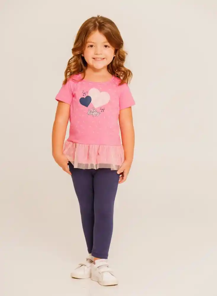 Conjunto Largo 5t - Fucsia