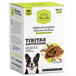 Three Pets Snack para Perro Tiritas Ahumadas