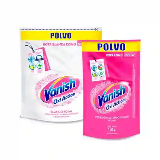 Vanish Desmanchador en Polvo Blanco  +  Rosa
