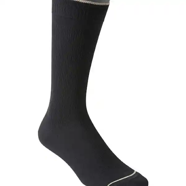 Punto Blanco Calcetines Largos Hombres Casual Negro Talla 10-12