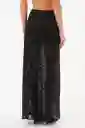 Falda Larga Lebon Negro Talla 02 M