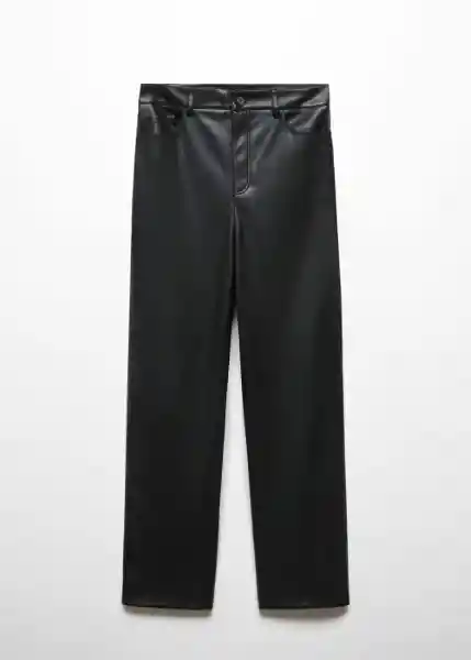 Pantalón Lille Negro Talla 44 Mujer Mango