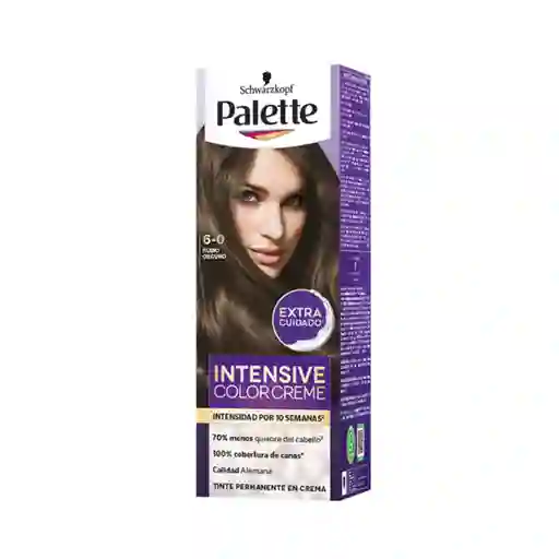 Tinte Palette Color Creme 6-0 Rubio Oscuro