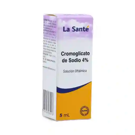 La Santé Solución Oftálmica Cromoglicato de Sodio