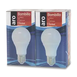 Aro Bombillo Led 9w Luz Blanca E27 15000H