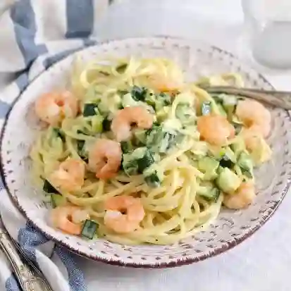 Spaghetti Gamberi E Zucchine