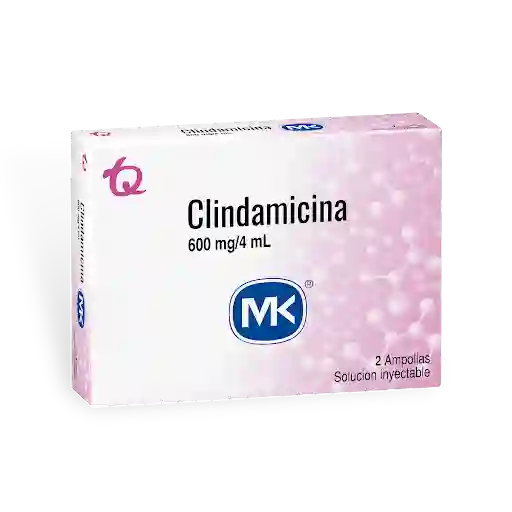 Mk Clindamicina Solución Inyectable (600 mg / 4 mL)