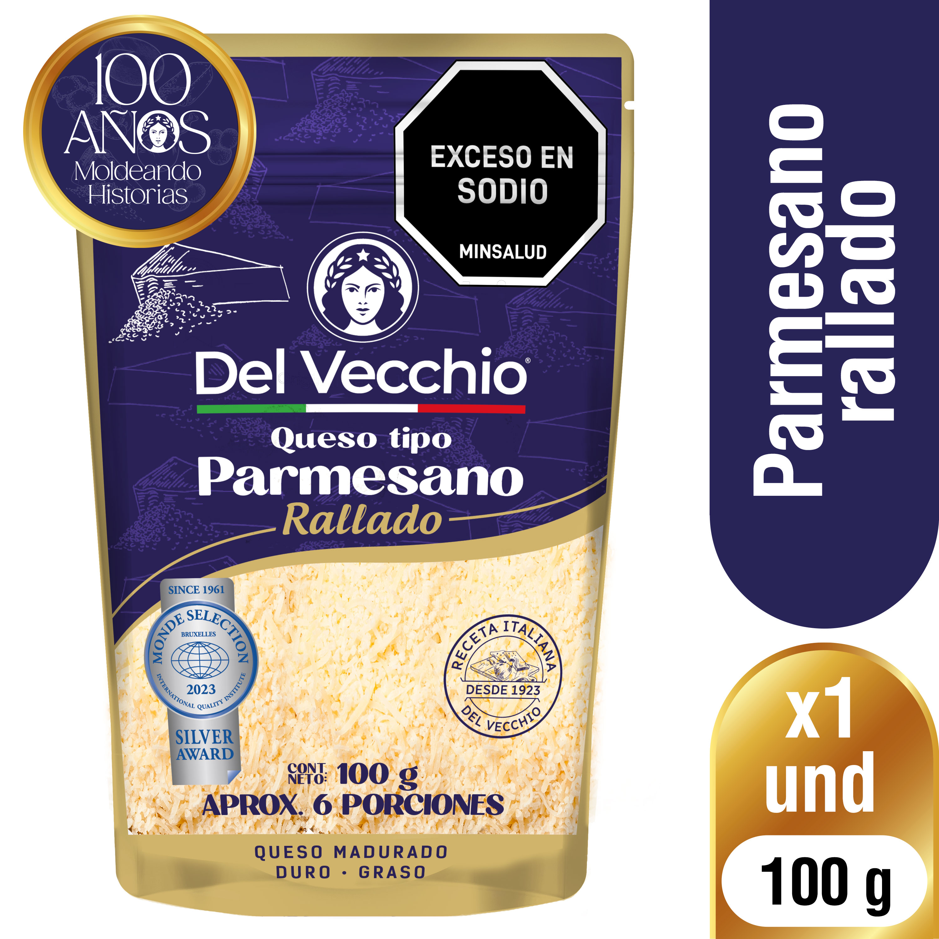 Del Vecchio Queso Parmesano 100 g