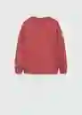 Sudadera Tazlt Rojo Talla 06 Niños Mango