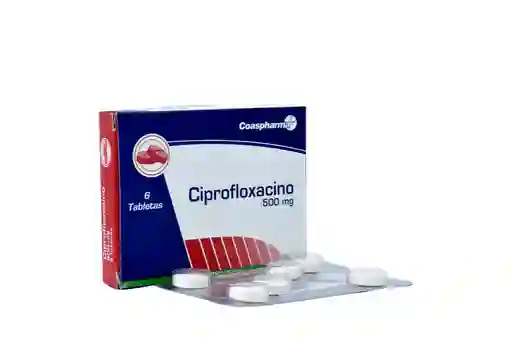 Coaspharma Ciprofloxacino (500 mg) 6 Tabletas