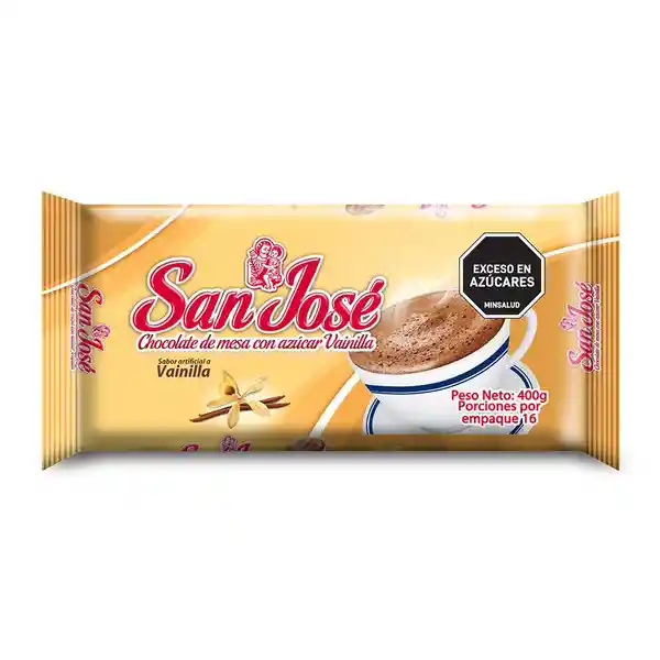 San Jose Chocolate de Mesa Sabor Vainilla