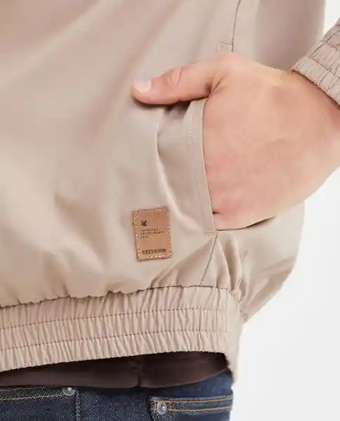 Chaqueta Windbreaker Café Ciervo Claro Talla M Chevignon