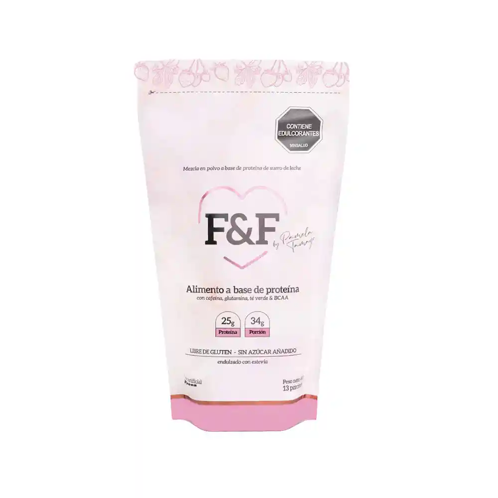 Proteina F&f Polvo Fresa Bolsa