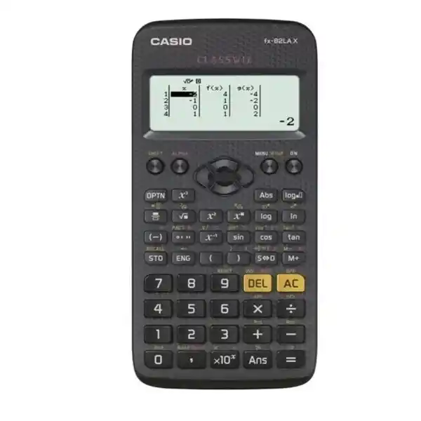 Casio Calculadora Científica Classwiz FX-82LAX Black