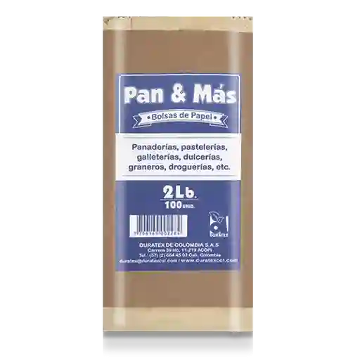 Pan & Más Bolsa de Papel 