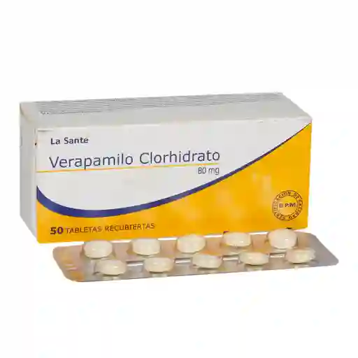 La Santé Verapamilo Clorhidrato (80 mg)