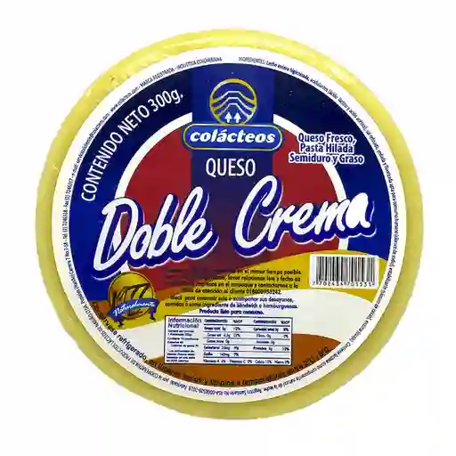 Colácteos Queso Doble Crema Torta