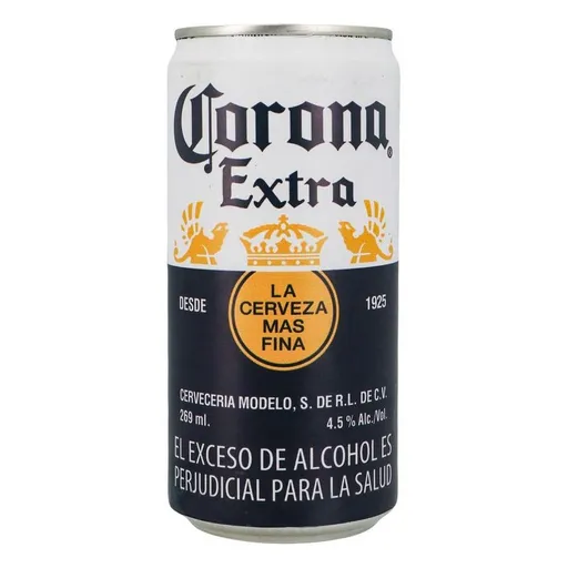 Corona Cerveza Extra en Lata