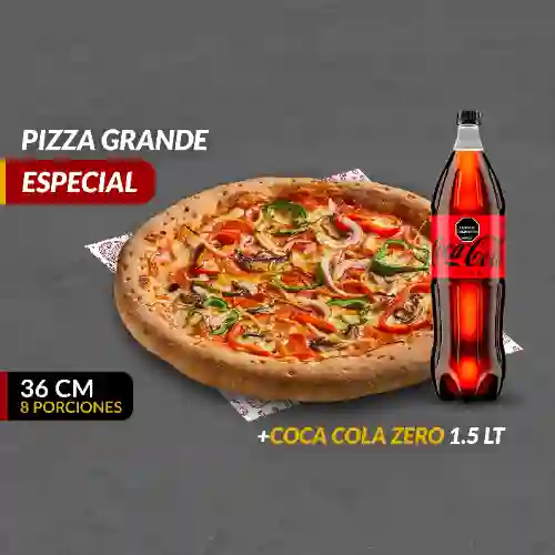 Pizza Especial (g) + Gaseosa 1,5l
