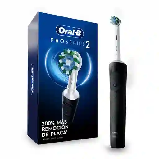 Oral B PRO Series 2 Cepillo de Dientes Eléctrico Cabezal Redondo Advanced Clean Negro