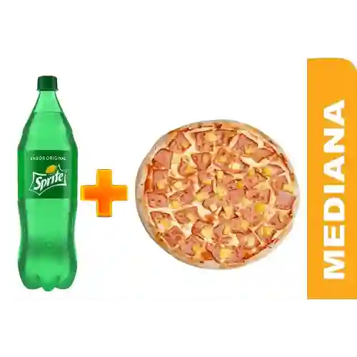 Combo Pizza Hawaiana y Gaseosa