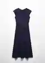 Vestido Dica Navy Talla 18 Mujer Mango