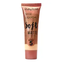 Ruby Rose Base Líquida Soft Matte Tono 5