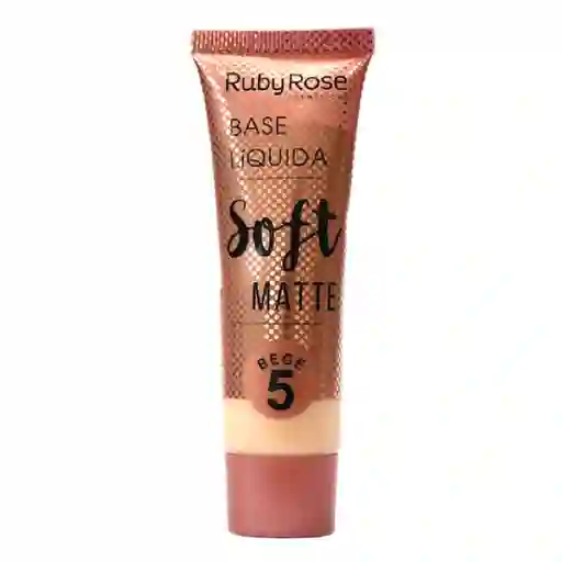 Ruby Rose Base Líquida Soft Matte Tono 5