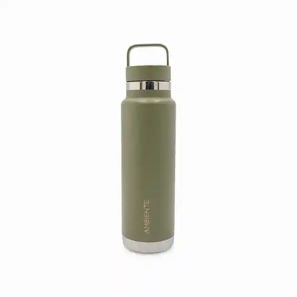 Termo Doble Pared Verde Oscuro 600 mL Ambiente Gourmet