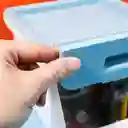 Miniso Caja de Almacenamiento Con Tapa Azul Grande S