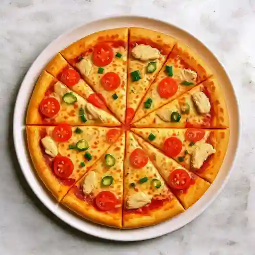Pizza Pollo y Tomate Medium