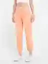 Pantalón Pepom Mujer Rosa Salmón Claro Talla 6 Naf Naf