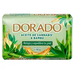 Jabón Dorado Canabis y Bambu