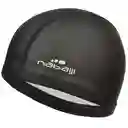 Gorro De Natación En Tela Revestida De Silicona Nabaiji 500 Negro