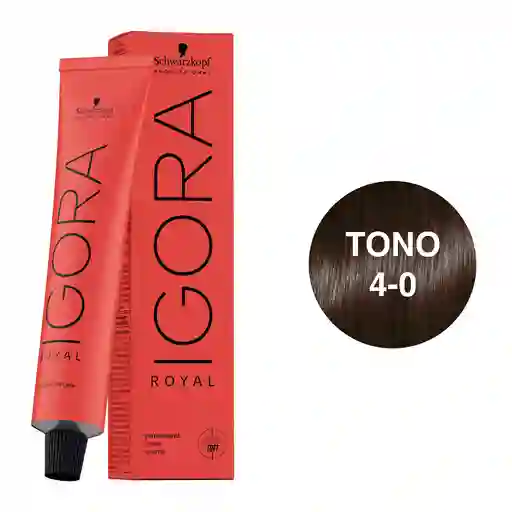 Igora Tintes Royal Naturales 4.0 Castano Medio De 60g