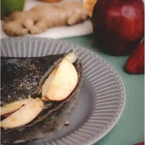 Crepa de Manzana y Queso Azul