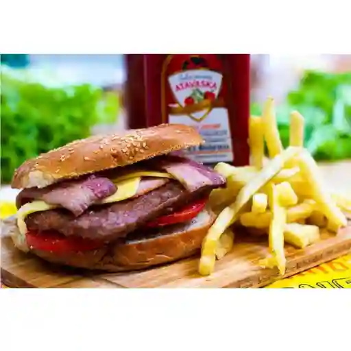 Combo de Hamburguesa Mixta