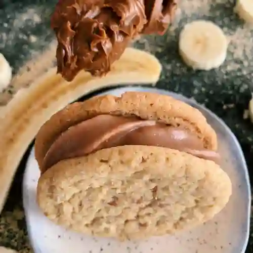 Ice Cream Sandwich Nutella & Banano