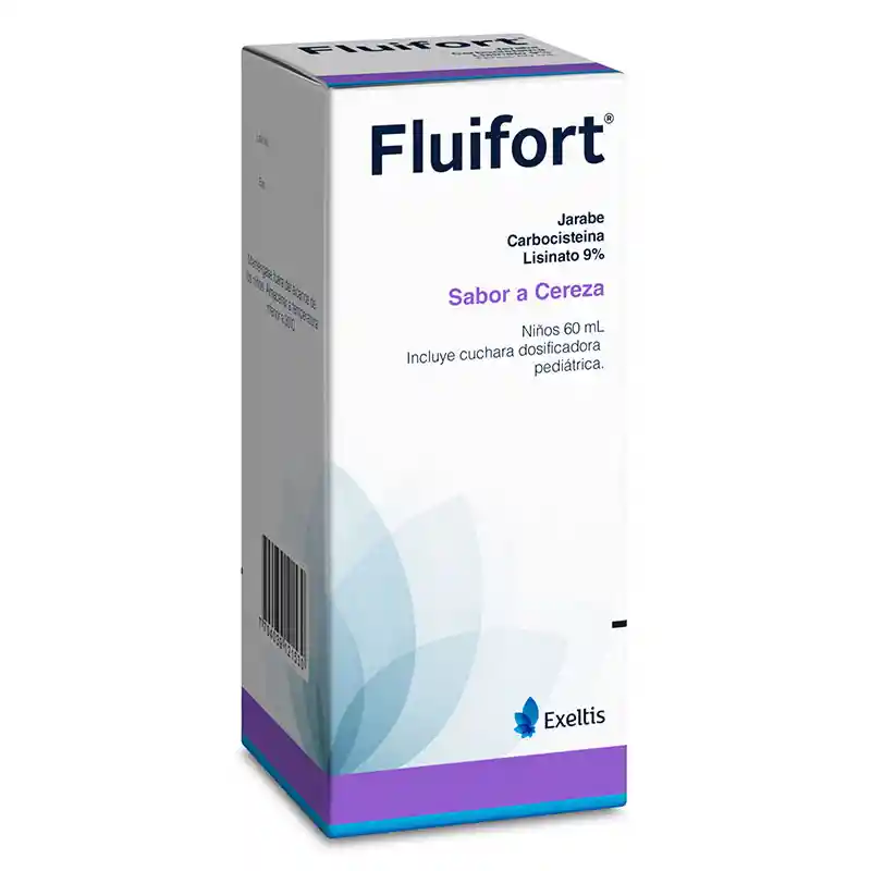Fluifort Jarabe para Niños con Sabor a Cereza (9 %) 