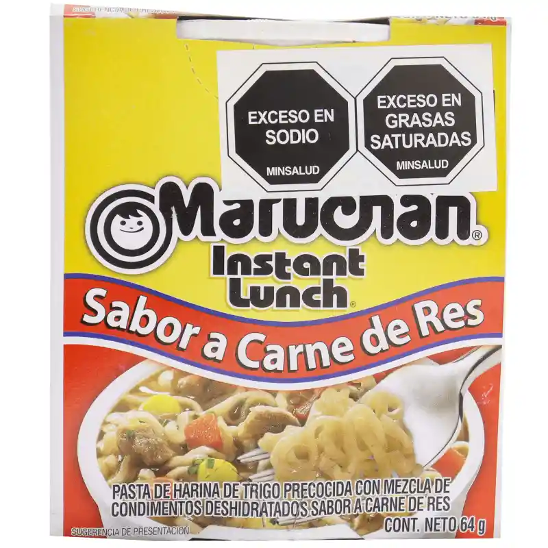 Maruchan Sopa Instantánea Sabor Carne de Res